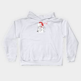 Love - aknyangi, cat miaw lovers Kids Hoodie